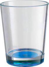 2x Nietłukące szklanki turystyczne Brunner Set Multiglas Color Antislip niebieskie