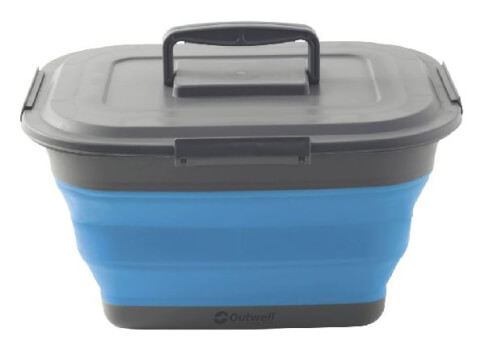 Pojemnik składany z pokrywką Collaps Storage Box L Blue