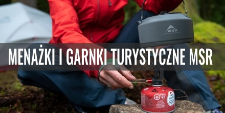 Menażki i garnki turystyczne MSR - przegląd oferty