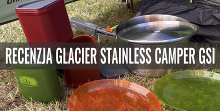 Recenzja turystycznego zestawu naczyń dla 4 osób - Glacier Stainless Camper marki GSI Outdoors