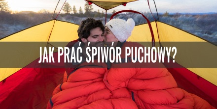 Jak prać śpiwór puchowy?