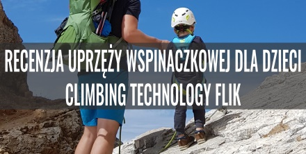 Recenzja uprzęży wspinaczkowej dla dzieci Flik Climbing Technology
