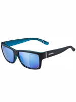 Okulary sportowe Kacey Black Matt-Blue Alpina szkło blue mirror Cat. 3