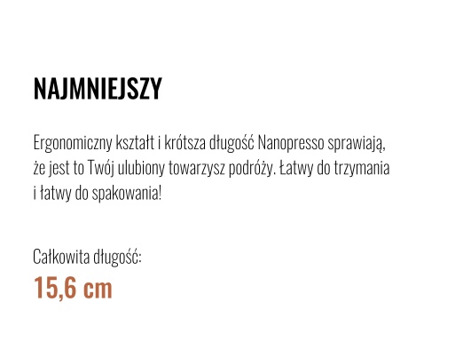 Wacaco Nanopresso przenośny ekspres do kawy 